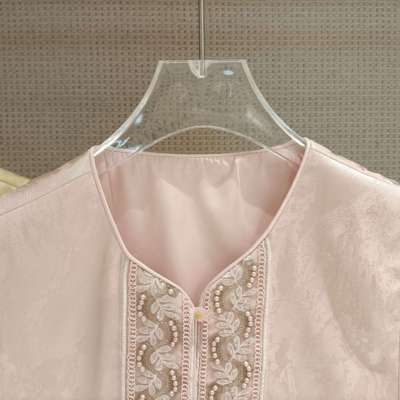 瑞瑞设计国风新中式-26年春款天丝钉珠片显瘦马甲5316