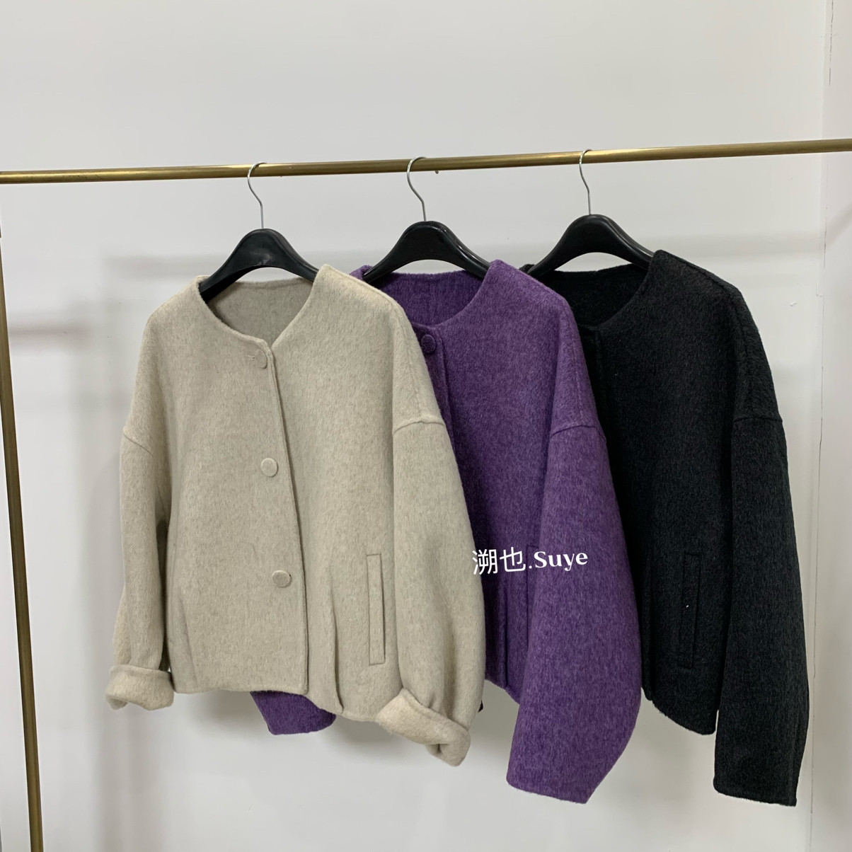 瑞瑞设计冬新款韩系廓版长毛双面羊毛外套（含100澳毛）HYysg5948,女装/女士精品,羽绒服,淘宝优惠券,粉丝福利购,淘宝优惠卷