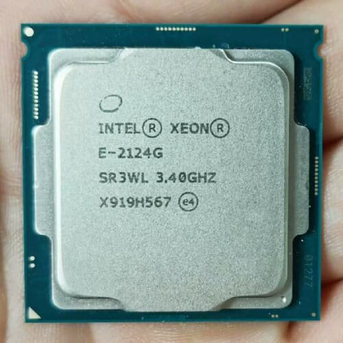 议价Intel Xeon E-2124G/E2124G处理器，正