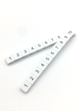 SAKDU2.5N/ZDU4/WDU6/SAKSI4端子标记号标牌条DEK5/5/5.5/6/8/3.5