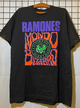 Ramones雷蒙斯朋克摇滚乐队字母印花短袖vintage美式复古潮牌T恤