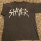 Slayer金属摇滚乐队oversize潮牌短袖 美潮重磅vintage男女情侣T恤