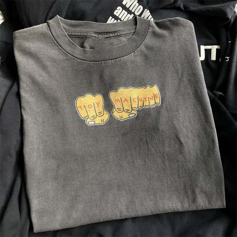 toymachine美潮滑板街头潮牌短袖古着感重磅棉vintage男女情侣T恤,男装,T恤,淘宝优惠券,粉丝福利购,淘宝优惠卷