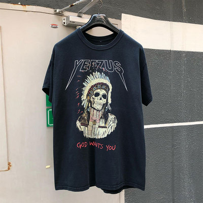 复古潮流kanyevintage短袖超火