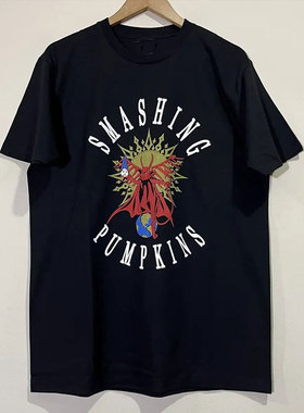 Nirvana涅槃摇滚乐队ins超火vintageT恤男女vintage短袖复古重磅