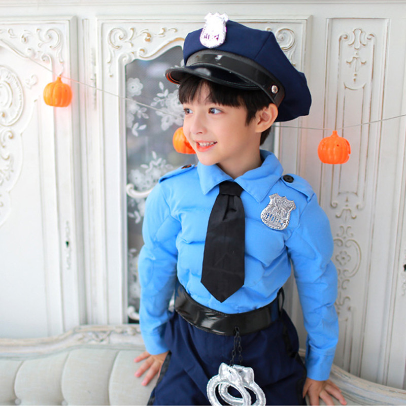 万圣节cos警察演出服宝宝