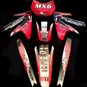 通用海陵越野摩托车贴花贴膜M4M5MX6M7M8贵尊S3S6沙漠王改装 贴纸