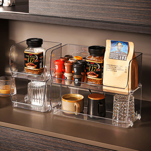 Tea bag storage box, office desk, capsule coffee storage ra