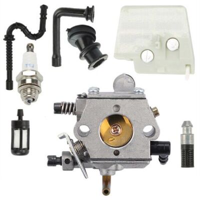 Carburettor Combo Kit Fits For Stihl 024 026 MS260 Chainsaw