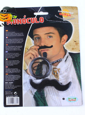 Halloween Carnival Magnifier Octagonal Hu Set Makeup Ball F