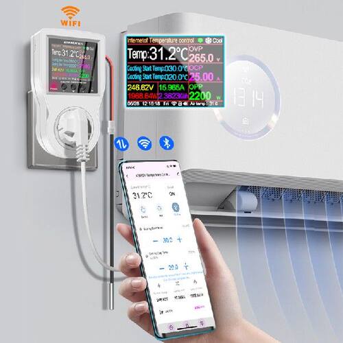Tuya WIFI Digital Temperature Controller Wireless Socket