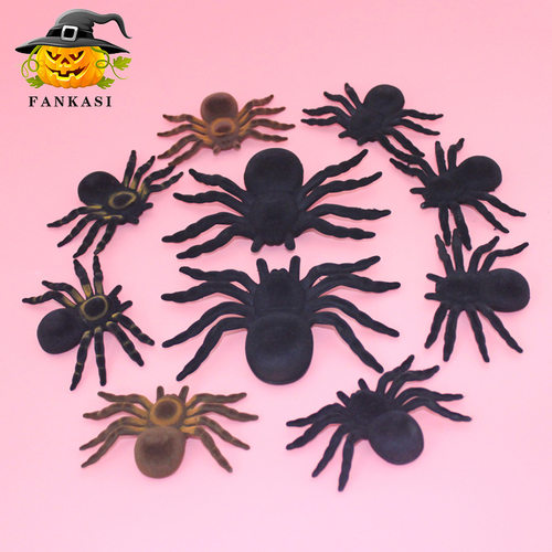 Halloween Decoration Flocking Black Bar Room Decoration Tri
