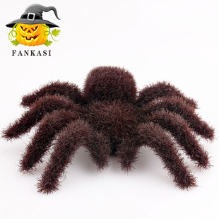 Halloween prank props, simulated hairy spider pendants, spi