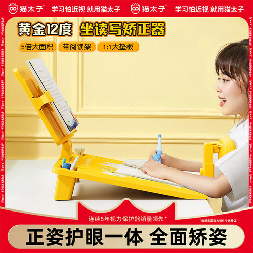 Homework sitting posture writing correction device desktop