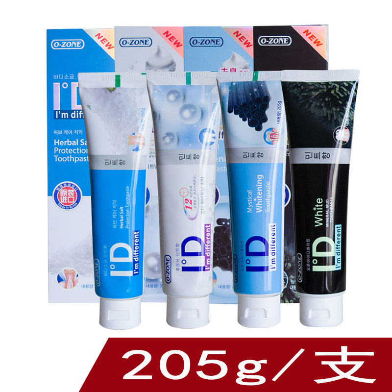 韩国进口ozone欧志姆牙膏205g