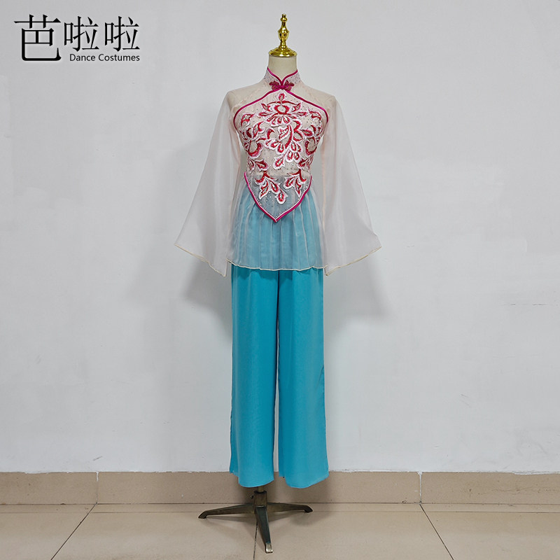 胶州秧歌舞蹈服剧目说兰花演出服