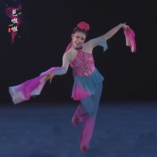 古典舞胶州秧歌舞蹈服兰花演出服珊瑚颂扇子舞广场安徽花鼓灯艺考