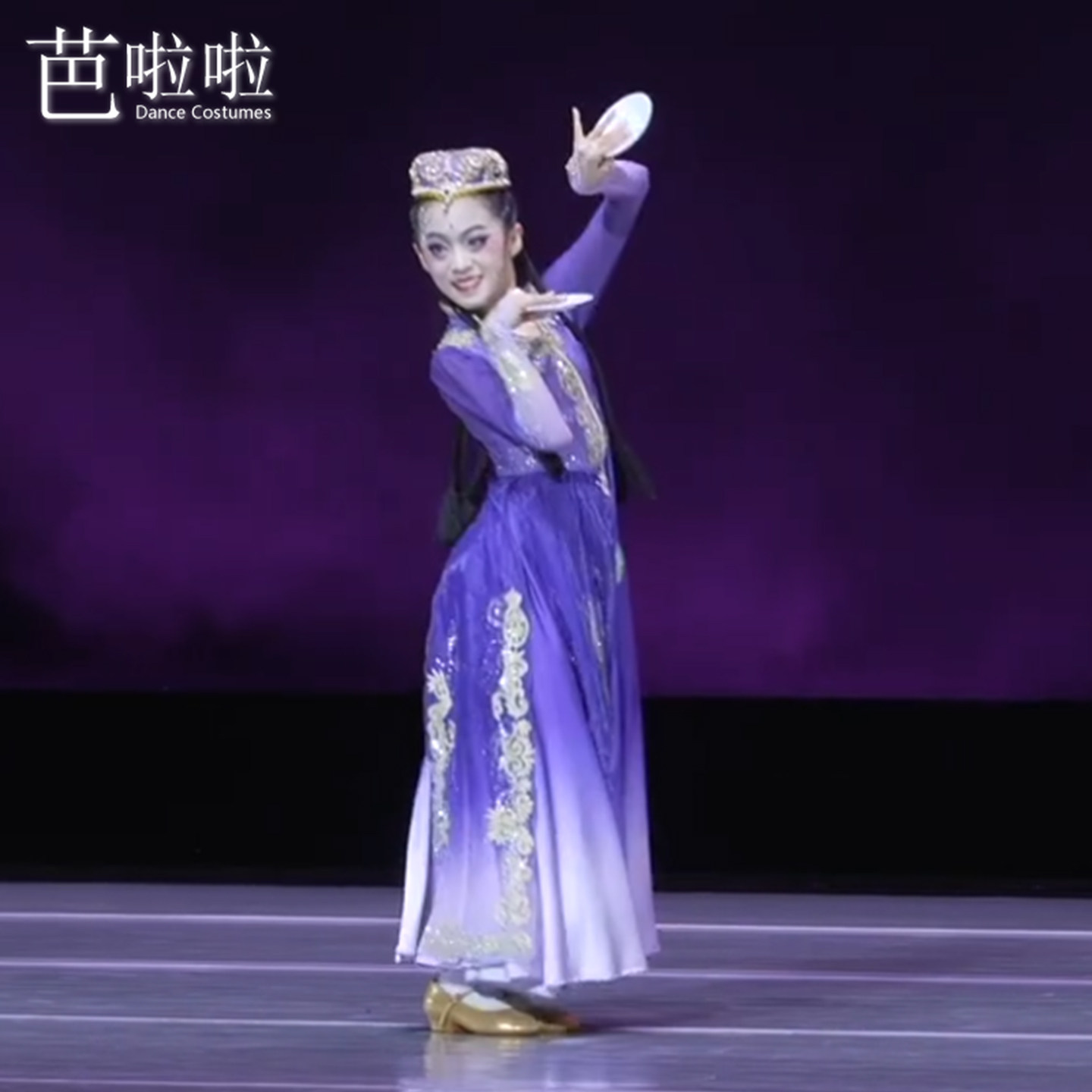 新疆舞连衣裙维族舞蹈服飘逸大摆