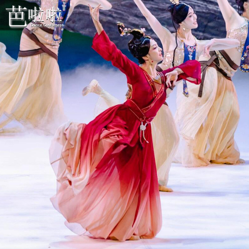 古典舞剧目服唐诗逸同款舞蹈服昭君出塞演出服昭君曲独舞表演服女