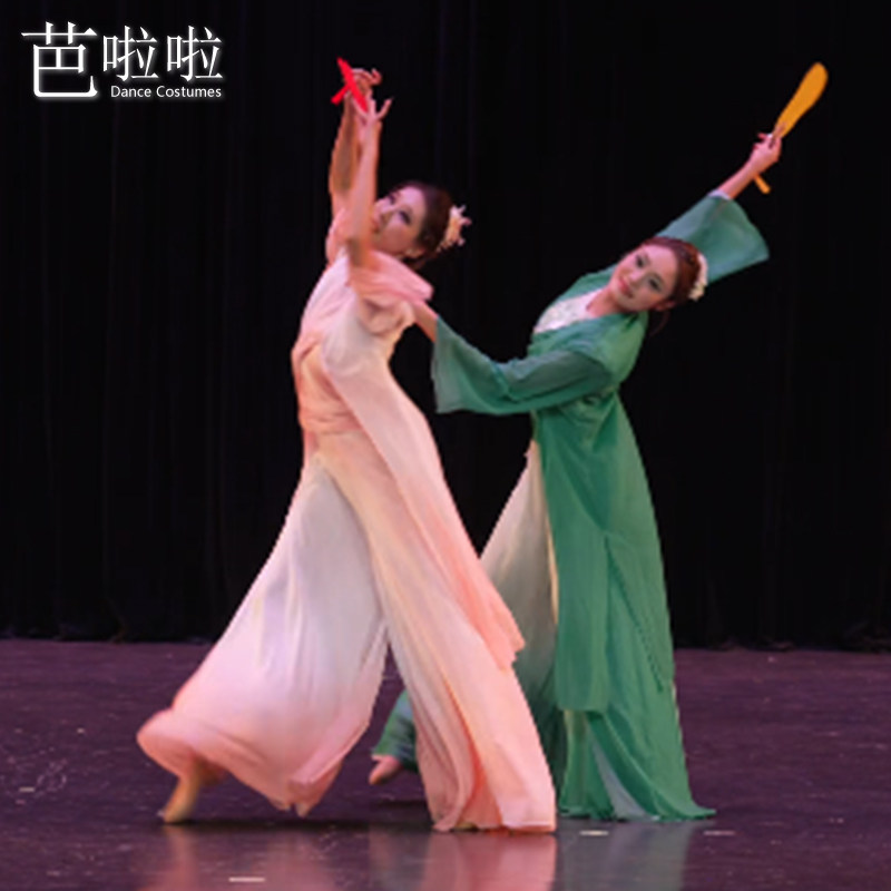 古典舞青蛇白蛇临湖踏春舞蹈服