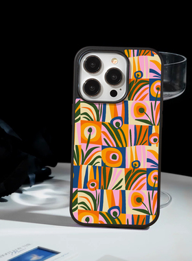 「彩格花趣」苹果iPhone17promx手机壳16钢化玻璃OPPOFINDX9保护套荣耀14小米15华为mate80全包红米VIVOX300s