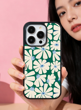 雏菊漫野苹果iPhone17promx手机壳16钢化玻璃VIVOX300s保护套16华为mate80红米OPPOFINDX9小米15荣耀全包防摔