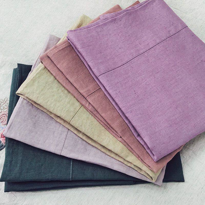 清仓纯汉麻枕套100麻单人枕头袋亚麻特价枕芯套单只不含枕芯