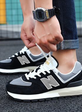 新百伦男鞋574官方正品女鞋休闲运动鞋秋季男鞋跑步鞋N字鞋子