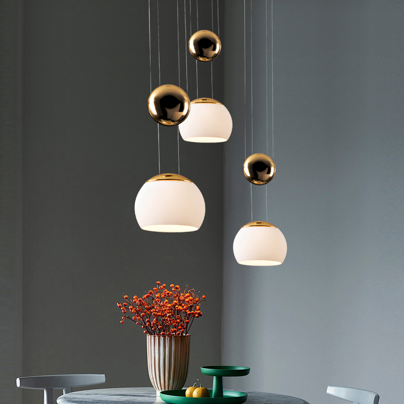 后现代风客厅别墅酒吧设计师吊灯