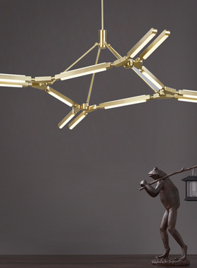 北欧艺术吊灯 PRIS指挥棒铝材LED吊灯客厅餐厅工作室时尚简约吊灯