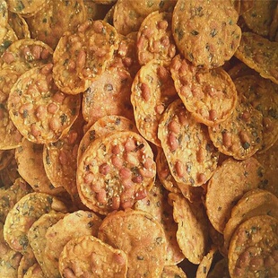 江西特产豆巴子赣南花生巴小吃零食江西大余铁勺米果雪豆酸菜1斤