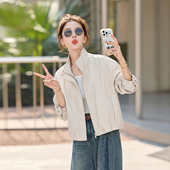 高级感立领短款 皮衣外套女2026春秋新款 宽松显瘦百搭机车PU皮夹克