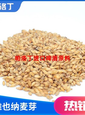 欧麦维也纳麦芽EBC4-7 浅色淡色基础麦芽精酿自酿啤酒原料500g