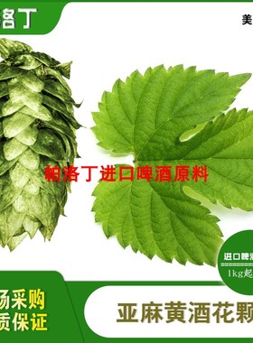 美国Amarillo亚麻黄啤酒花颗粒 精酿自酿啤酒原料啤酒花50g/1kg