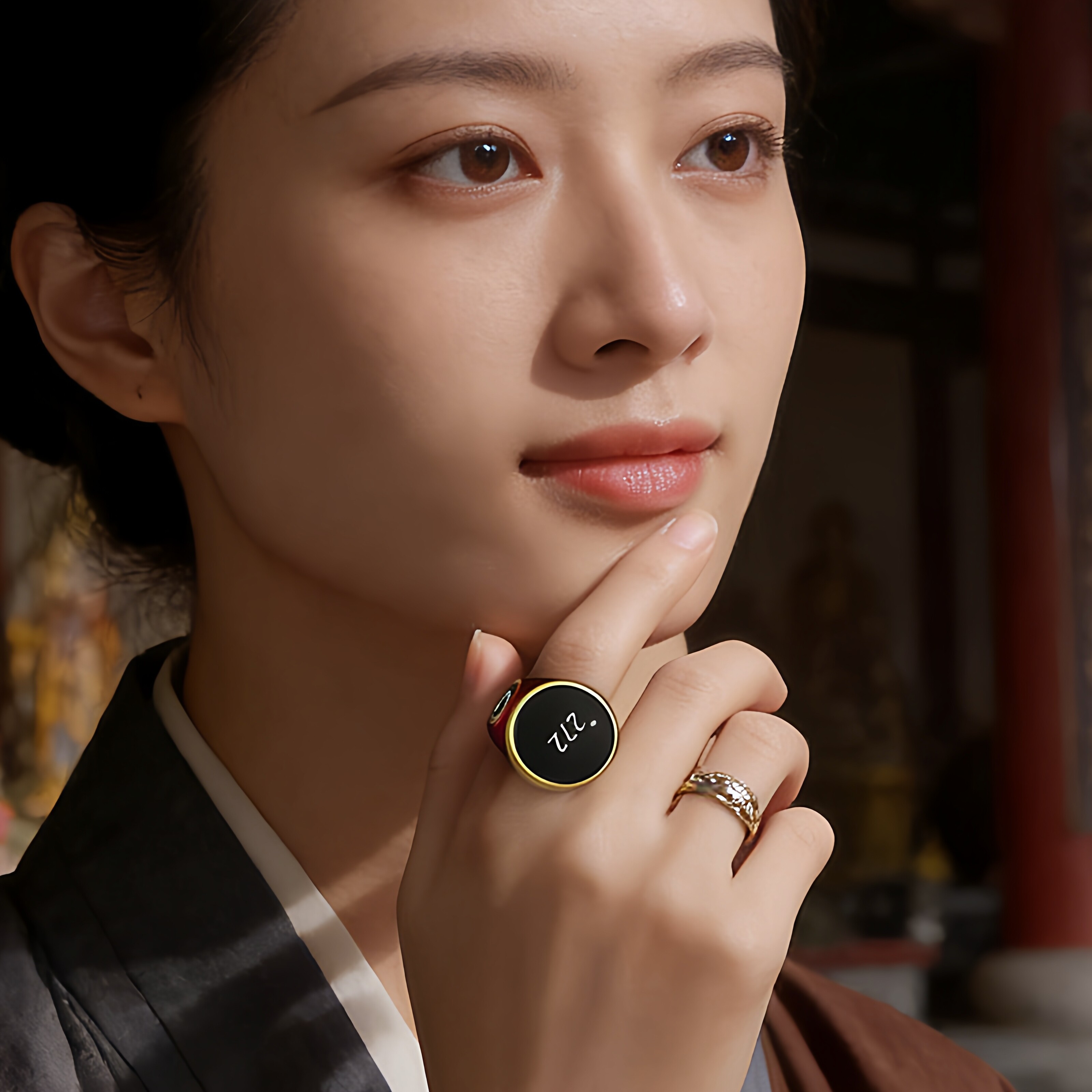 【触摸款】智能充电计数器戒指型LED屏新款记数器手动