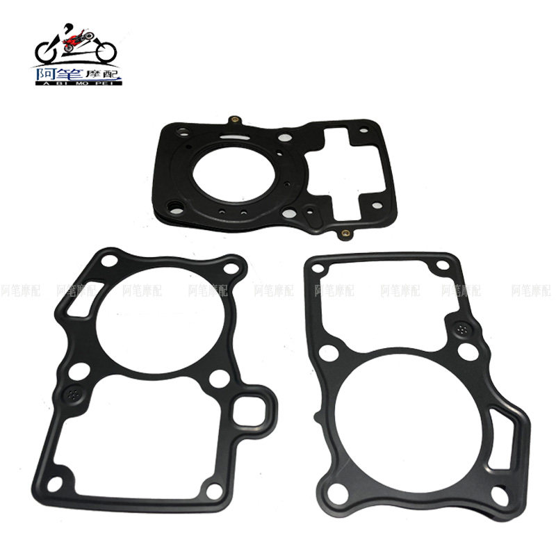 隆鑫LX250-23无极CU250自动档原装前后气缸体密封垫气缸头密封垫