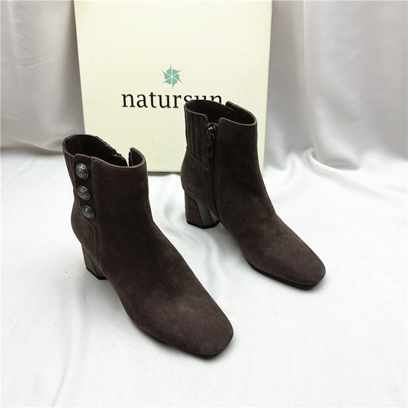 时装靴粗跟natursun/娜冉时尚图片