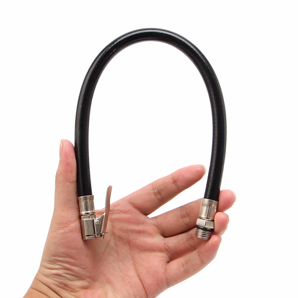 Bicycle Car Flexible Clip On Air Tyre Tire Chuck Inflator Ho