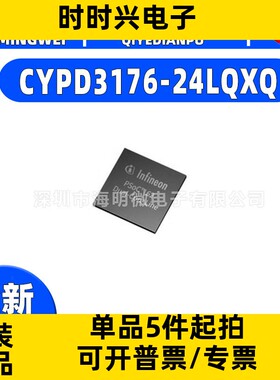 全新原装CYPD3176-24LQXQ封装QFN-24单片机(MCU/MPU/SOC) 芯片ic