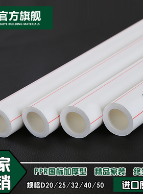 4分20ppr家用热熔冷热管材6分25自来水接头配件1寸管子水管管件