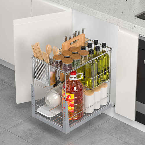 浅拉篮350深400调味篮250抽屉式