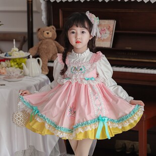 2026春装新品超洋气女童洛丽塔Lolita公主裙走秀礼服生日裙连衣裙