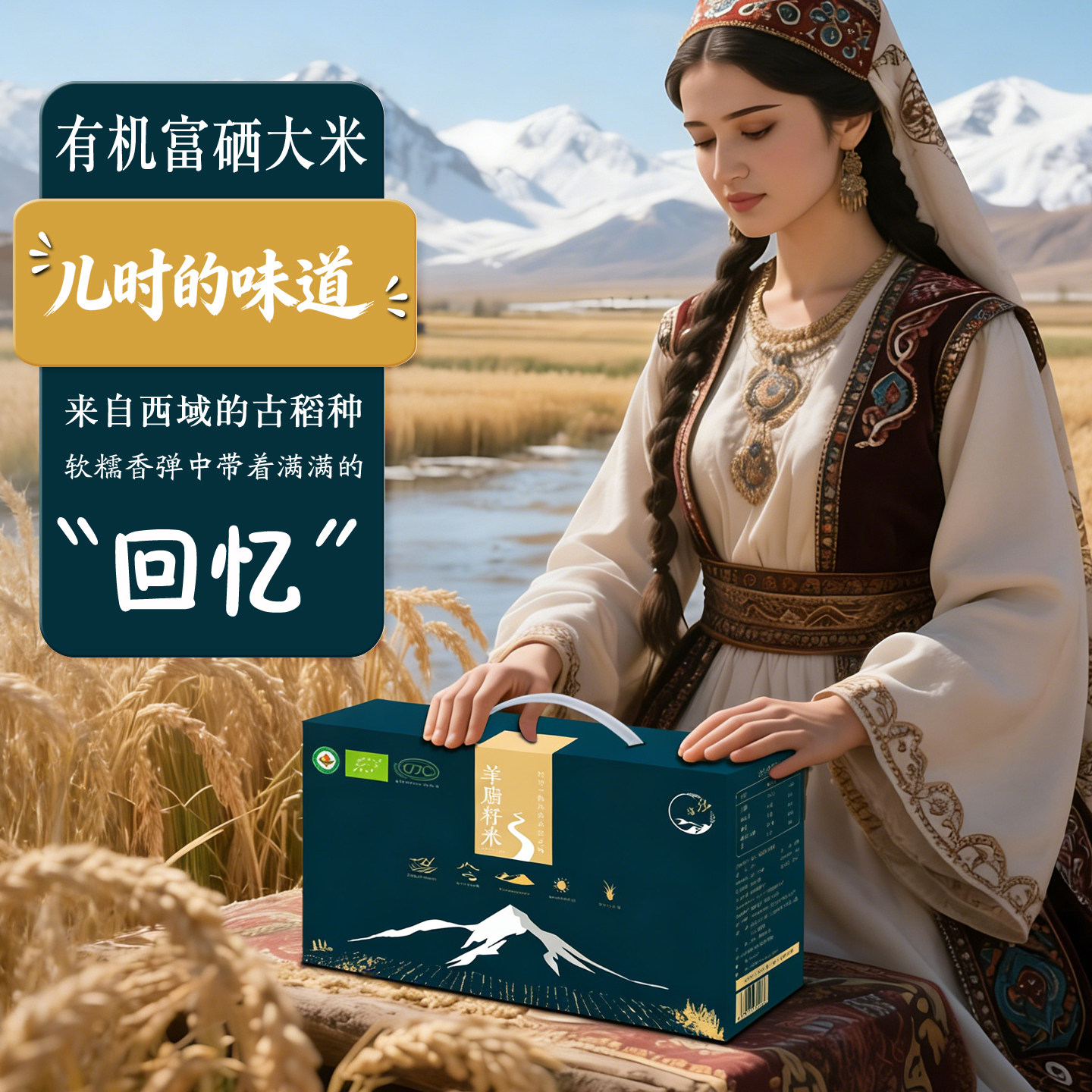 新疆大米有机大米富硒粳米2025年当季新米羊脂籽米胚芽米古稻种,粮油调味/速食/干货/烘焙,大米,淘宝优惠券,粉丝福利购,淘宝优惠卷