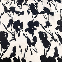The 2026 new style of Chinese-style printed fabric for summer plain satin stretch chiffon dress and cheongsam pants fabric thumbnail 2