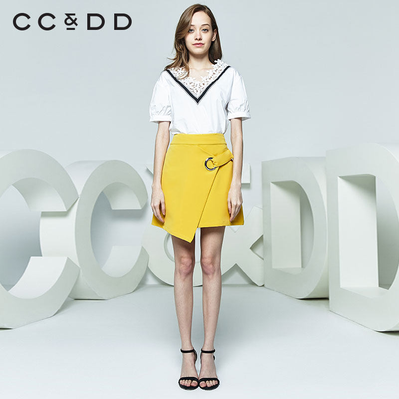 CCDD2018 Summer wear New products Special shop Temperament lady Straight crochet Short sleeved shirt jacketin the Women's clothing/Boutique , Shirt  category - from Buy2taobao.com to provide professional Taobao agent buy service