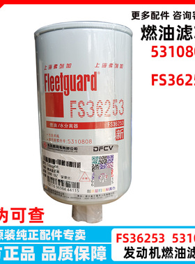 FS36253东风天龙天锦KR230马力油水分离器柴燃油滤清器格5310808