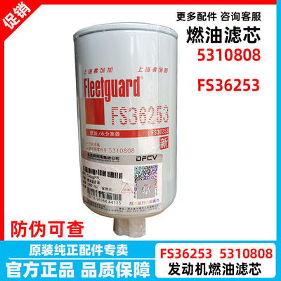 FS36253东风天龙天锦KR230马力油水分离器柴燃油滤清器格5310808