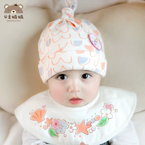 Детская демисезонная осенняя хлопковая зимняя шапка для раннего возраста для новорожденных, 3 мес.