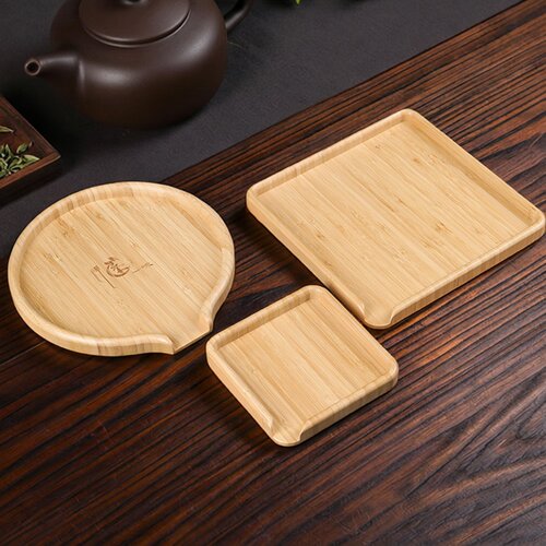 复古实木普洱茶盒茶饼分茶盘