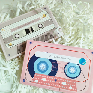 录音贺卡表白送男女朋友告白留声卡有声磁带祝福生日礼物生日贺卡